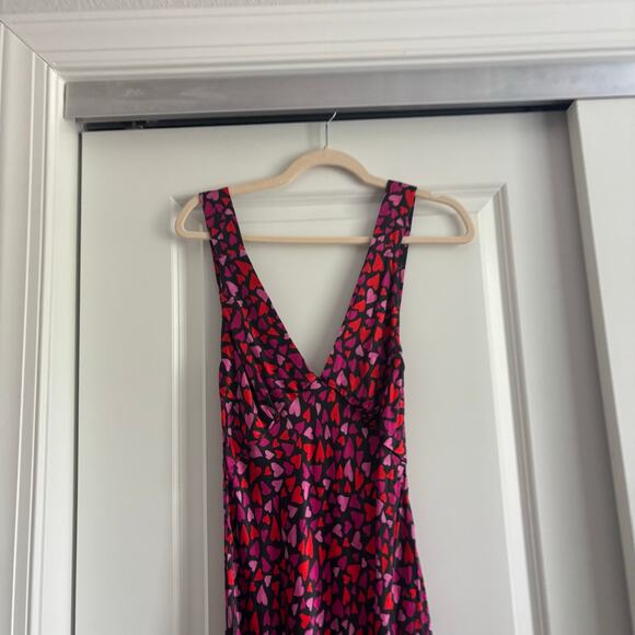 NWT Rumored Sunset Strip Slip Midi Dress S Love struck Valentines Old Hollywood - Picture 4 of 13